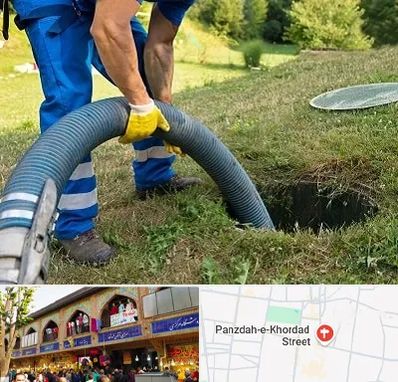 لوله کشی فاضلاب در 15 خرداد