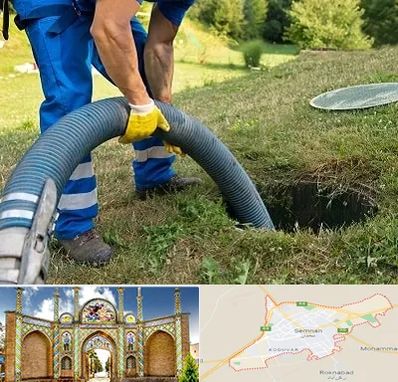 لوله کشی فاضلاب در سمنان