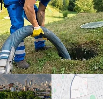 لوله کشی فاضلاب در جمشیدیه