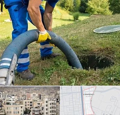 لوله کشی فاضلاب در اسکندری