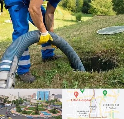 لوله کشی فاضلاب در ونک