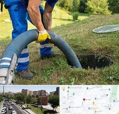 لوله کشی فاضلاب در شهرک آزمایش