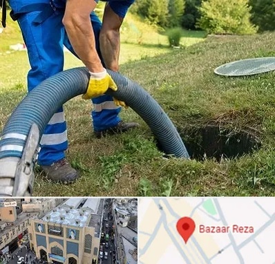 لوله کشی فاضلاب در بازار رضا مشهد