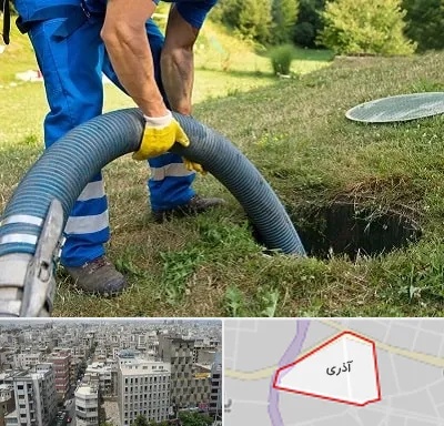 لوله کشی فاضلاب در آذری