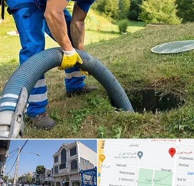 لوله کشی فاضلاب در افسریه