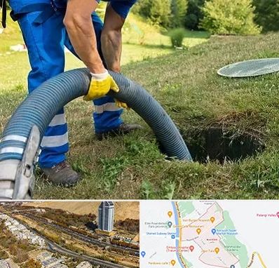 لوله کشی فاضلاب در خیابان نیایش شیراز