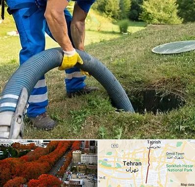 لوله کشی فاضلاب در ولیعصر