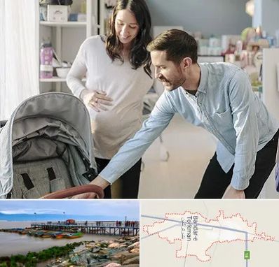 فروشگاه سیسمونی در بندر ترکمن