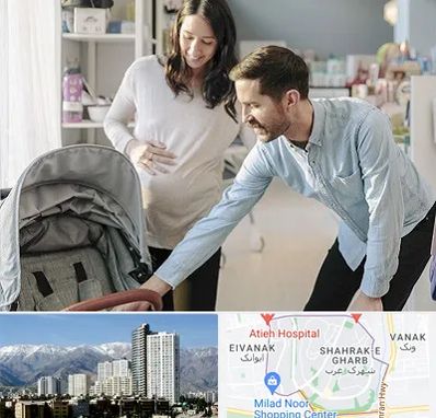 فروشگاه سیسمونی در شهرک غرب تهران