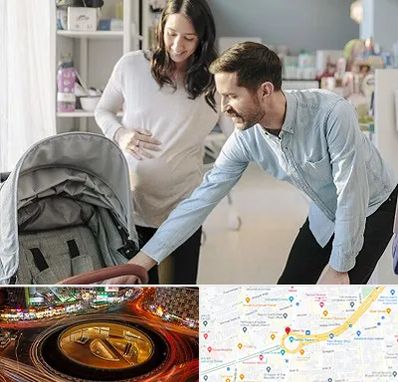 فروشگاه سیسمونی در میدان ولیعصر