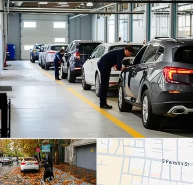 نوبت دهی تعویض پلاک در خیابان فلسطین 