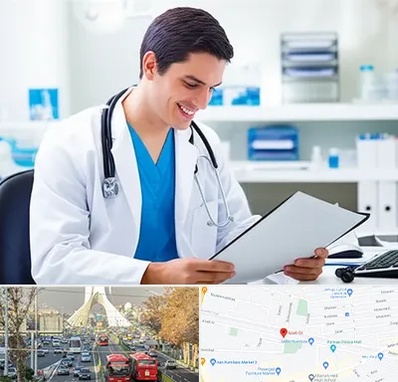پزشک عمومی در خیابان آزادی 