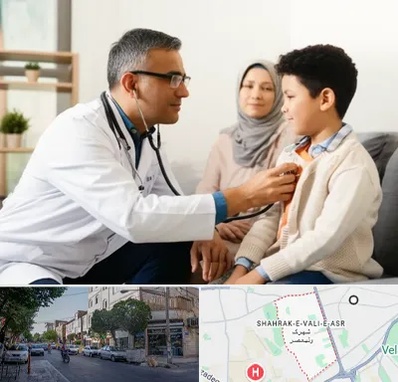 پزشک عمومی در منزل در شهرک ولیعصر