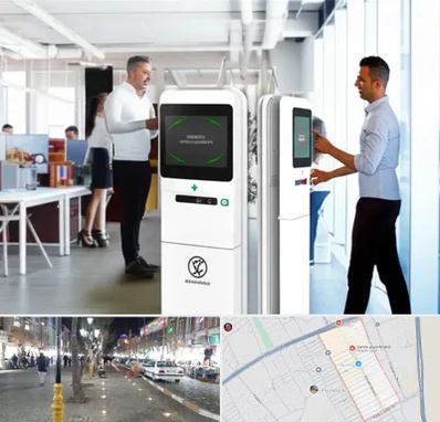 فروش دستگاه حضور و غیاب در باغ فیض اسلامشهر 