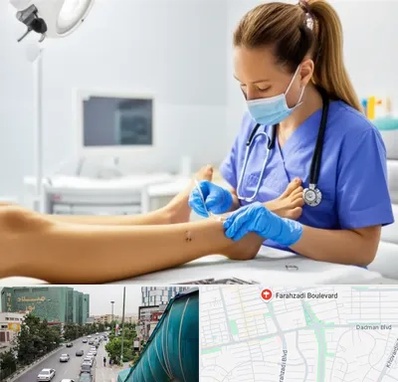 کارشناس زخم در بلوار فرحزادی 