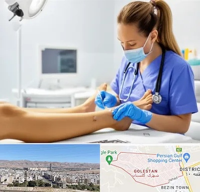 کارشناس زخم در شهرک گلستان شیراز 