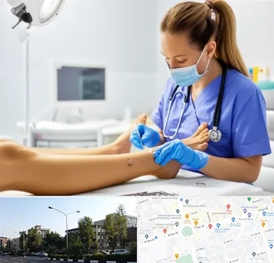 کارشناس زخم در میدان کاج