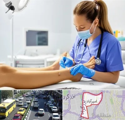 کارشناس زخم در امیرآباد