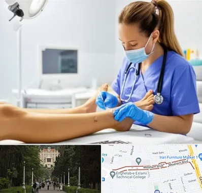 کارشناس زخم در بلوار معلم رشت 