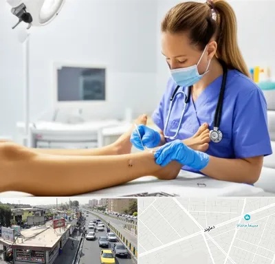 کارشناس زخم در خیابان دماوند