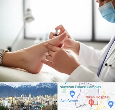 متخصص زخم دیابت در آجودانیه