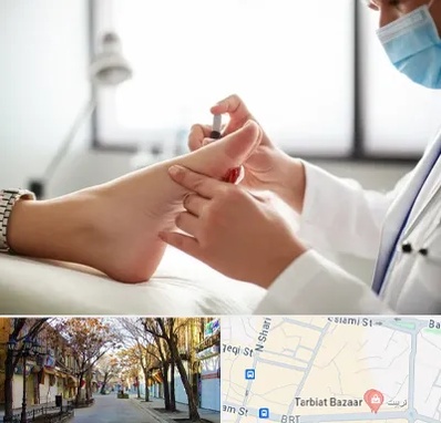 متخصص زخم دیابت در تربیت تبریز 