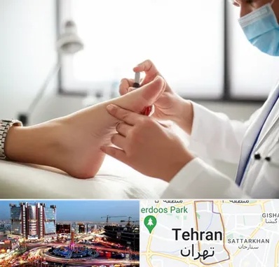 متخصص زخم دیابت در صادقیه 