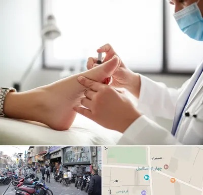 متخصص زخم دیابت در چهارراه استانبول
