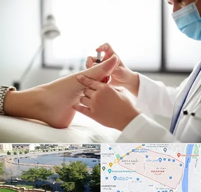 متخصص زخم دیابت در گلستان اهواز 