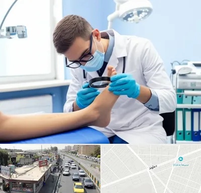 درمان زخم پای دیابتی در خیابان دماوند