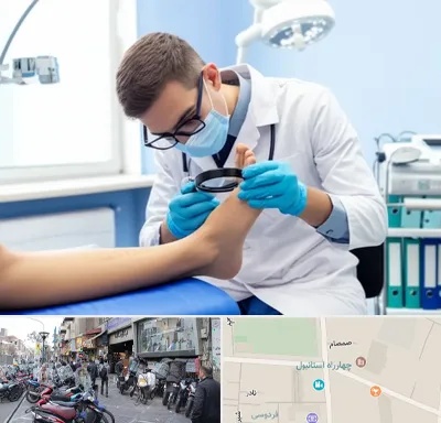 درمان زخم پای دیابتی در چهارراه استانبول