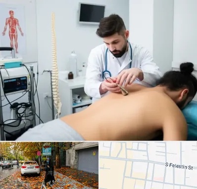 کلینیک درد در خیابان فلسطین 