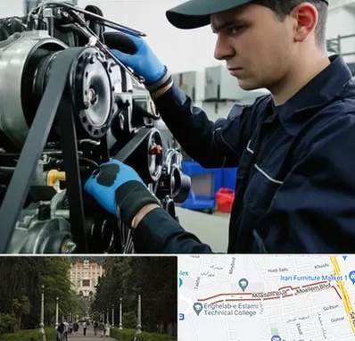 لوازم یدکی ماشین سنگین در بلوار معلم رشت 