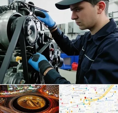 لوازم یدکی ماشین سنگین در میدان ولیعصر 