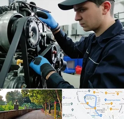 لوازم یدکی ماشین سنگین در فلکه گاز رشت 