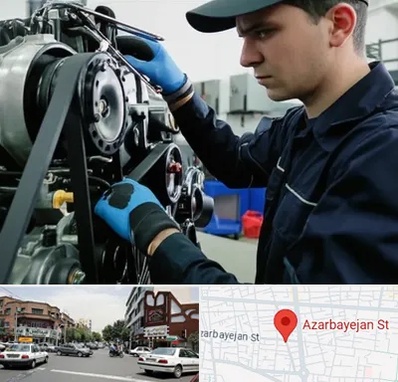 لوازم یدکی ماشین سنگین در خیابان آذربایجان 