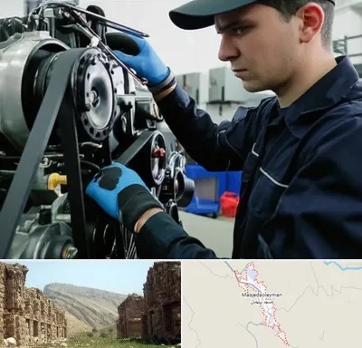 لوازم یدکی ماشین سنگین در مسجد سلیمان