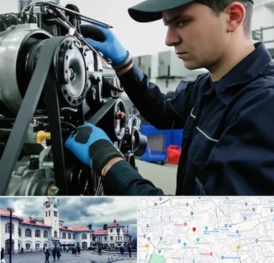 لوازم یدکی ماشین سنگین در میدان شهرداری رشت 