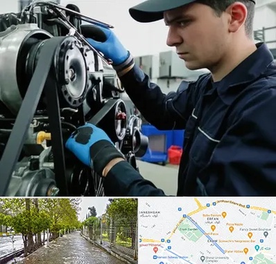 لوازم یدکی ماشین سنگین در خیابان ارم شیراز 