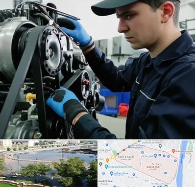 لوازم یدکی ماشین سنگین در گلستان اهواز 