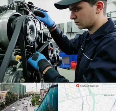 لوازم یدکی ماشین سنگین در بلوار فرحزادی 