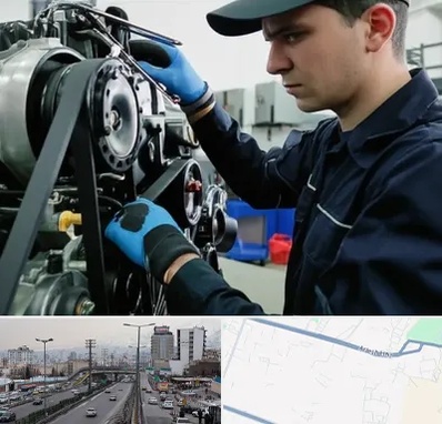 لوازم یدکی ماشین سنگین در بلوار ارتش