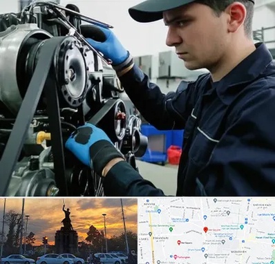 لوازم یدکی ماشین سنگین در میدان حر 