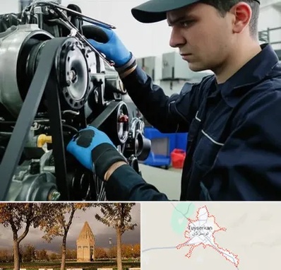 لوازم یدکی ماشین سنگین در تویسرکان