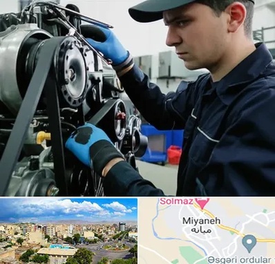 لوازم یدکی ماشین سنگین در میانه