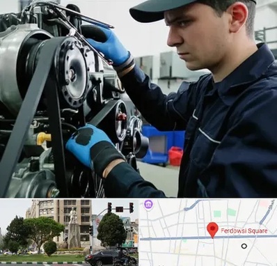 لوازم یدکی ماشین سنگین در میدان فردوسی تهران