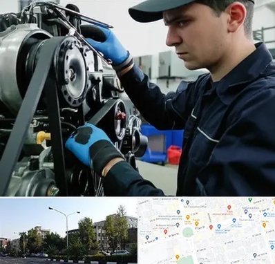 لوازم یدکی ماشین سنگین در میدان کاج 