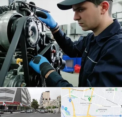 لوازم یدکی ماشین سنگین در بلوار فردوس