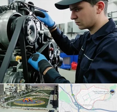 لوازم یدکی ماشین سنگین در مرزداران تبریز 