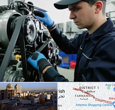 لوازم یدکی ماشین سنگین در فرمانیه 